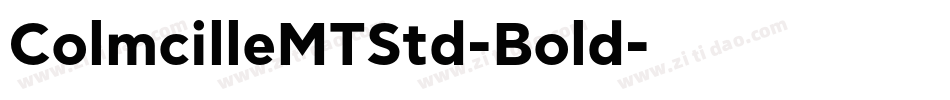ColmcilleMTStd-Bold字体转换