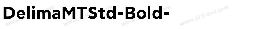 DelimaMTStd-Bold字体转换