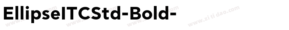 EllipseITCStd-Bold字体转换