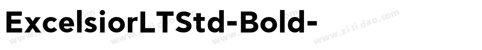 ExcelsiorLTStd-Bold字体转换