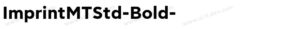 ImprintMTStd-Bold字体转换
