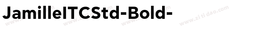 JamilleITCStd-Bold字体转换