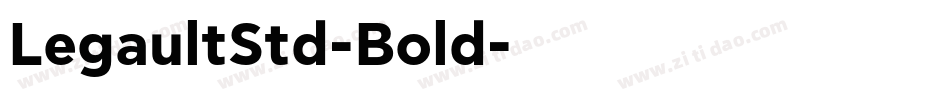 LegaultStd-Bold字体转换