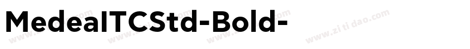 MedeaITCStd-Bold字体转换