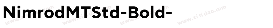 NimrodMTStd-Bold字体转换