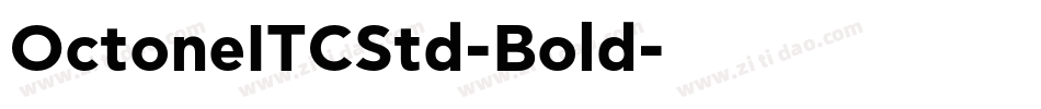 OctoneITCStd-Bold字体转换