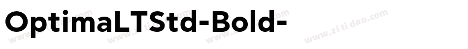 OptimaLTStd-Bold字体转换