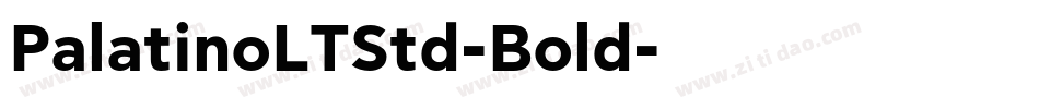 PalatinoLTStd-Bold字体转换