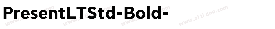 PresentLTStd-Bold字体转换