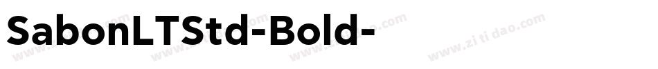 SabonLTStd-Bold字体转换