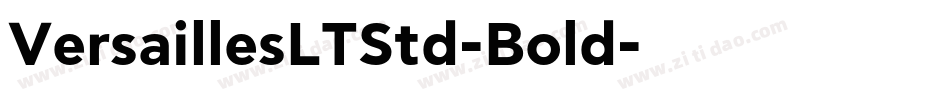 VersaillesLTStd-Bold字体转换