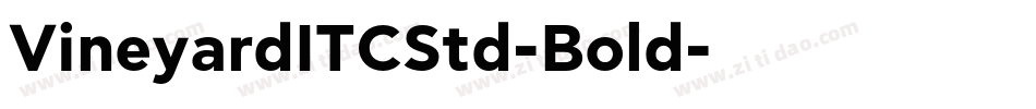 VineyardITCStd-Bold字体转换