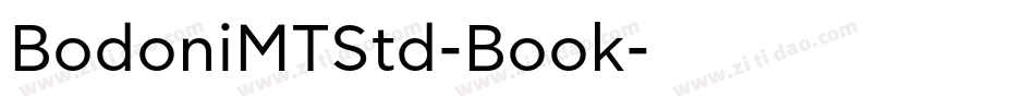 BodoniMTStd-Book字体转换