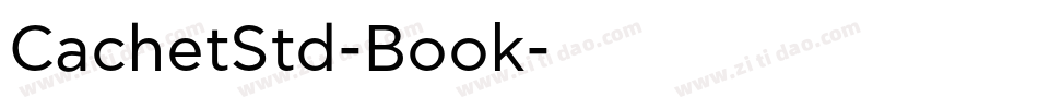 CachetStd-Book字体转换
