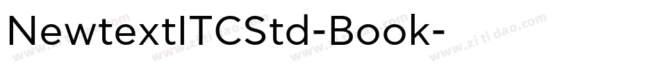 NewtextITCStd-Book字体转换