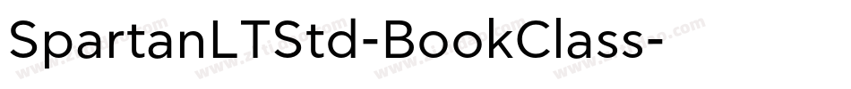 SpartanLTStd-BookClass字体转换
