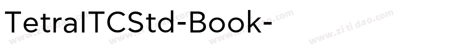 TetraITCStd-Book字体转换