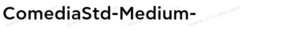 ComediaStd-Medium字体转换
