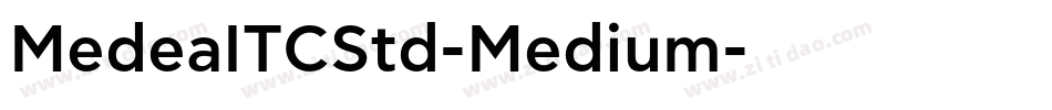 MedeaITCStd-Medium字体转换