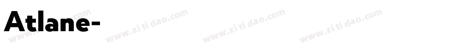 Atlane字体转换