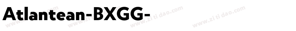 Atlantean-BXGG字体转换