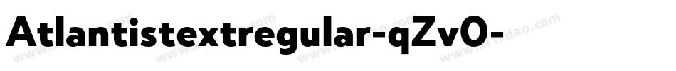 Atlantistextregular-qZv0字体转换