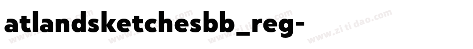 atlandsketchesbb_reg字体转换
