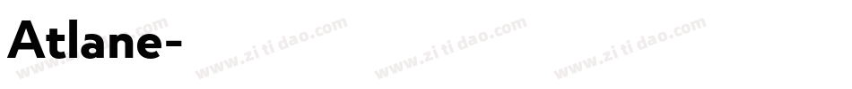 Atlane字体转换