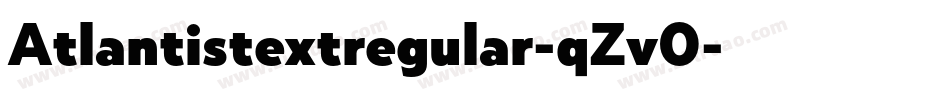 Atlantistextregular-qZv0字体转换