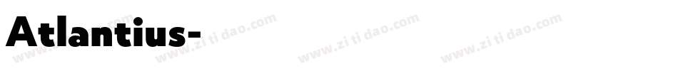 Atlantius字体转换