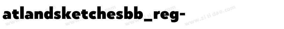 atlandsketchesbb_reg字体转换