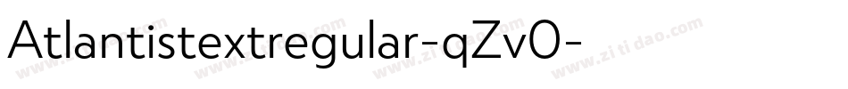 Atlantistextregular-qZv0字体转换