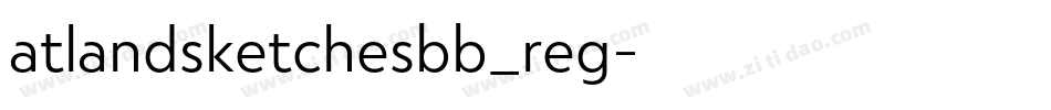 atlandsketchesbb_reg字体转换