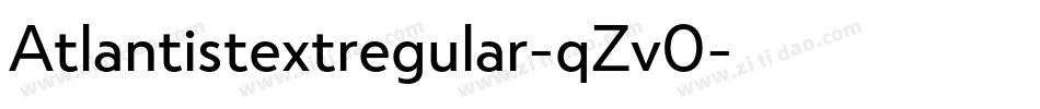 Atlantistextregular-qZv0字体转换