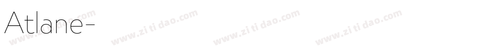 Atlane字体转换