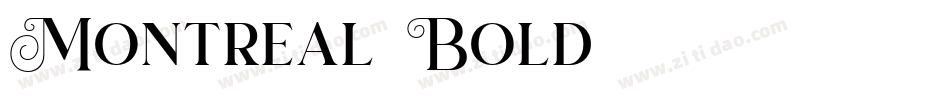 Montreal-Bold字体转换