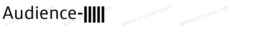Audience字体转换