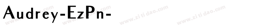 Audrey-EzPn字体转换