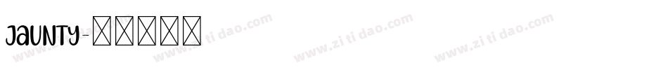 Jaunty字体转换