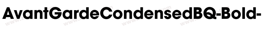 AvantGardeCondensedBQ-Bold字体转换