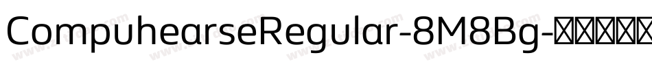 CompuhearseRegular-8M8Bg字体转换