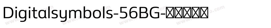 Digitalsymbols-56BG字体转换