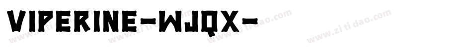 Viperine-wjqx字体转换