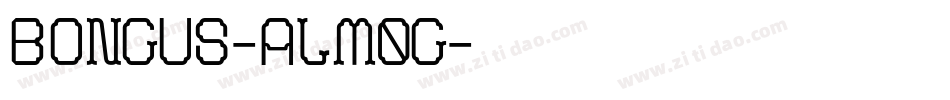 Bongus-ALm0g字体转换