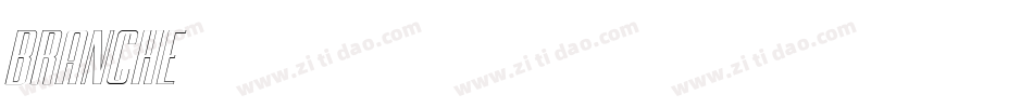 BRANCHE字体转换