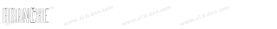 BRANCHE字体转换