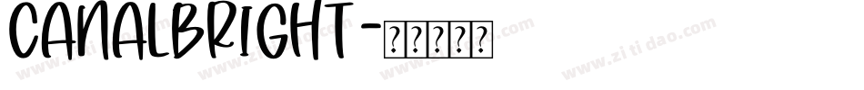 CanalBright字体转换