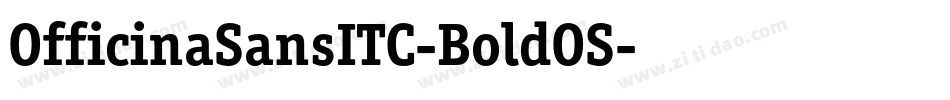 OfficinaSansITC-BoldOS字体转换