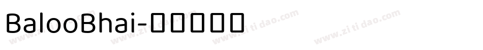 BalooBhai字体转换