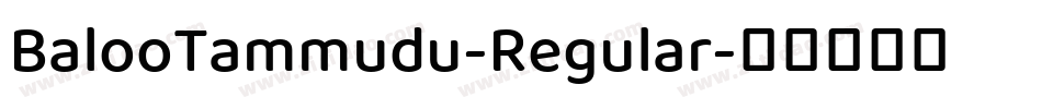 BalooTammudu-Regular字体转换